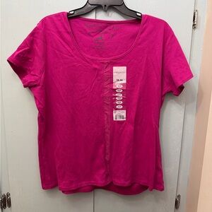 White Stag Fuchsia Short Sleeve Tee